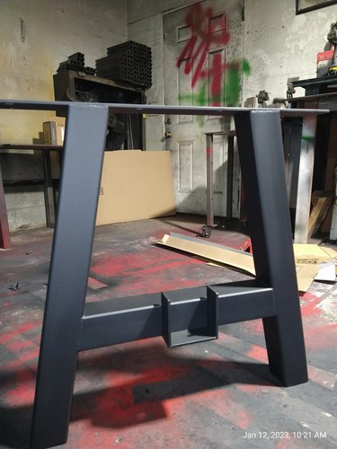 Metal dining legs shaped - metal, legs,