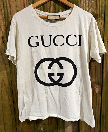 Gucci men white logo - white, gg