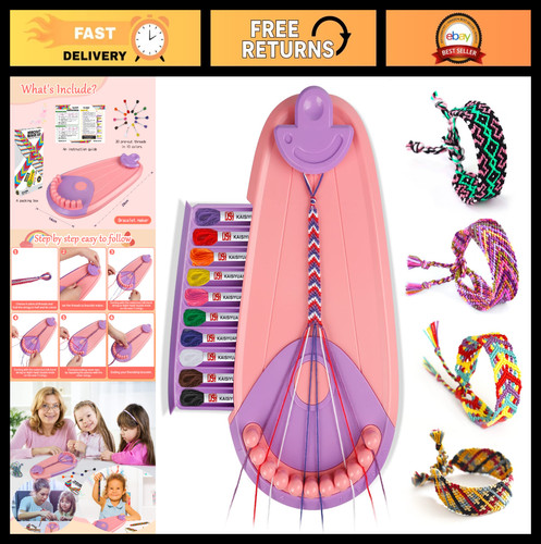Friendship bracelet making kit - friendship,