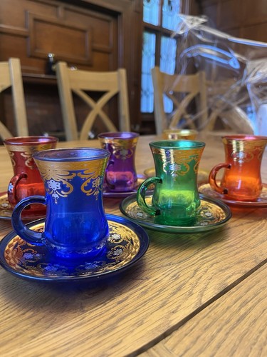 Turkish arabic set glass - arabic, 6