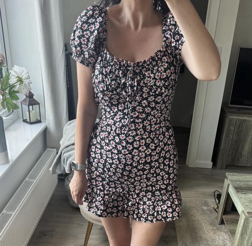 Zara daisy print mini dress - zara,