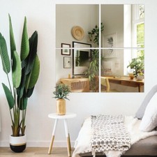 Pack of 4 Acrylic Mirrors Wall