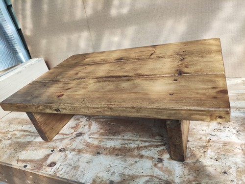 Rustic chunky coffee table
