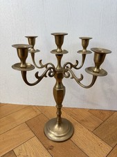 Brass Candelabra 5-Arm Vintage
