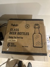 Glass Swing Top Beer Bottles 6