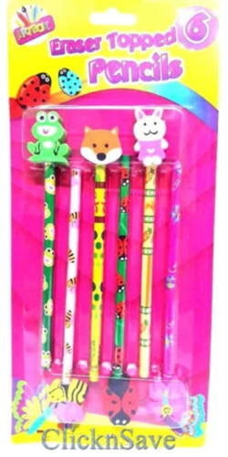 Eraser topped animal shaped - eraser,