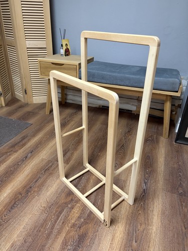 Valet stand solid wood hand - stand,