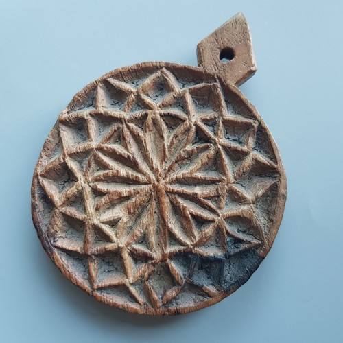 Antique wooden cookie - , biscuit