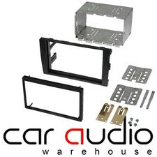 Audi A4 B7 2004 - 2009 Double DIN Car Stereo Radio Fascia Panel Plate & Cage Kit