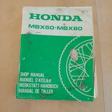 HONDA MBX 50 MBX 80 GENUINE FACTORY WORKSHOP  MANUAL PRE-OWNED