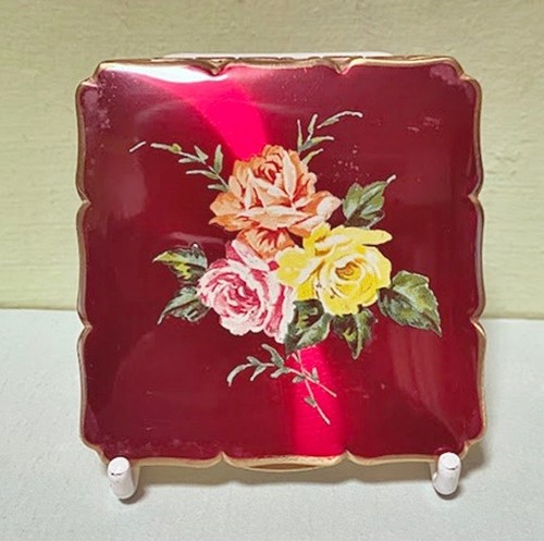 Vintage 60s crimson red - crimson,