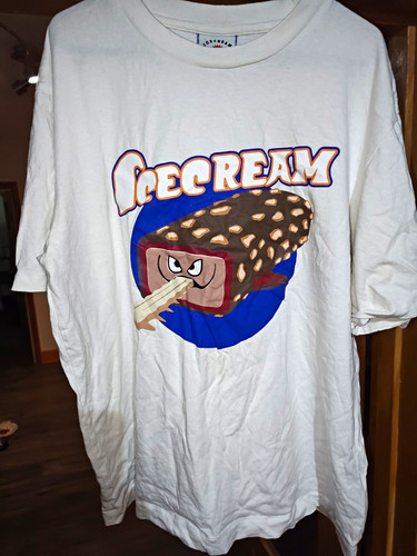 Icecream white graphic print - icecream,