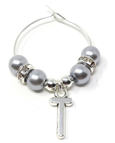Silver pearl personalised - silver,