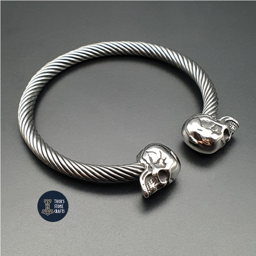 Skull arm ring - bracelet, bangle