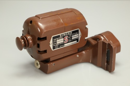Vintage brown singer sewing - brown,