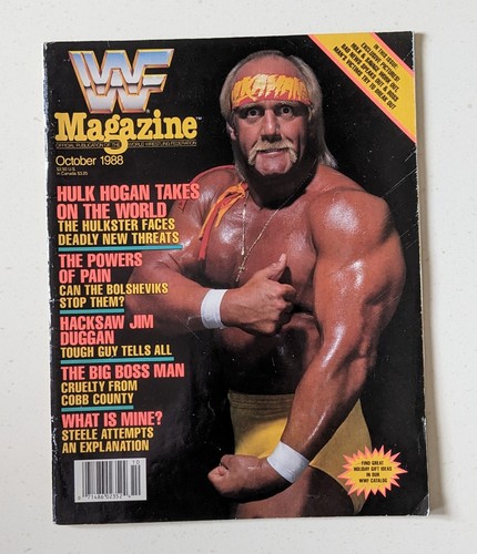 Wwf wwe magazine october 1988 - magazine,