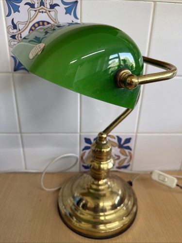 Vintage retro lamp bankers - vintage,