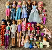 Huge Barbie Disney Other Dolls