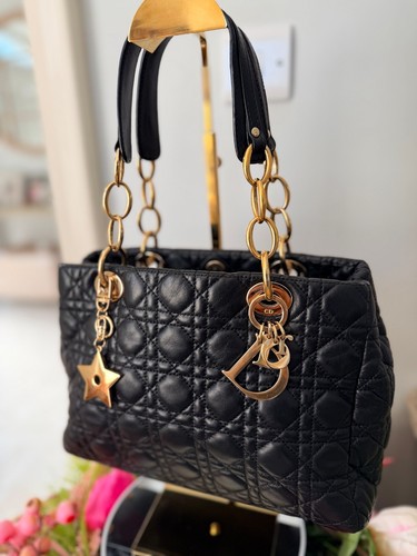 Christian dior black leather - christian,
