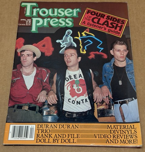 Trouser press magazine april - trouser,