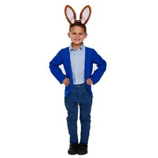 Kids Naughty Rabbit Costume for World Book Day - Bunny Ears - 4-12 Years