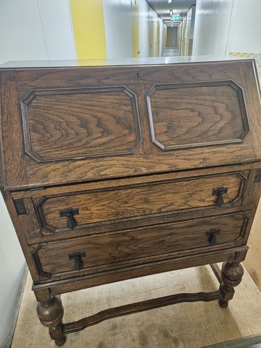 Vintage bureau writing desk - vintage,