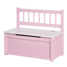 2 In 1 Wooden Toy Box, Kids