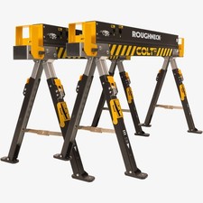 Roughneck 35-602 COLT 600E Sawhorse Trestle Twin Pack Heavy Duty Steel ROU35602