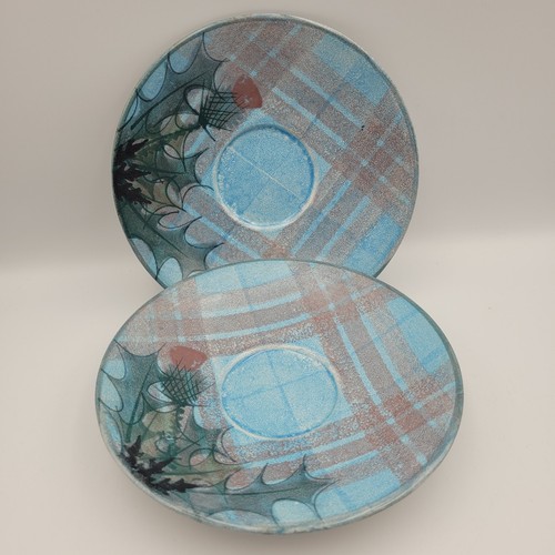 Tain pottery tea cup saucers - cup,