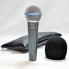 Shure Beta 58 Vintage 1st Gen Dynamic Microphone Used with Pouch