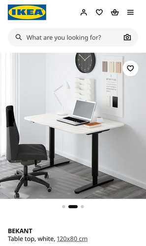 Ikea bekant desk - ikea, white
