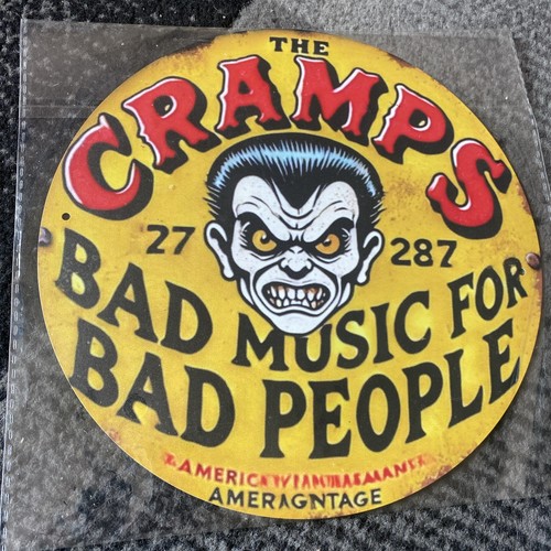 The cramps metal sign plaque - the,