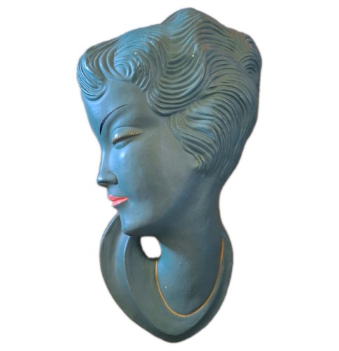 Goebel 1959 art deco - art, face