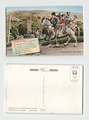 Postcard widecombe fair - postcard,