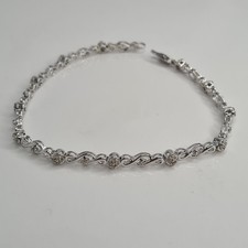 9ct White Gold And Diamond