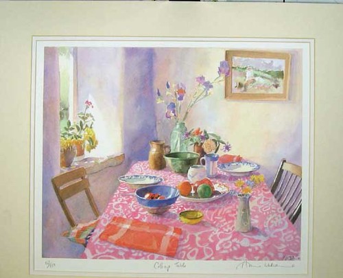 Original old antique - old, print