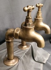 AGED BRASS LARGE 3/4" TALL BIB