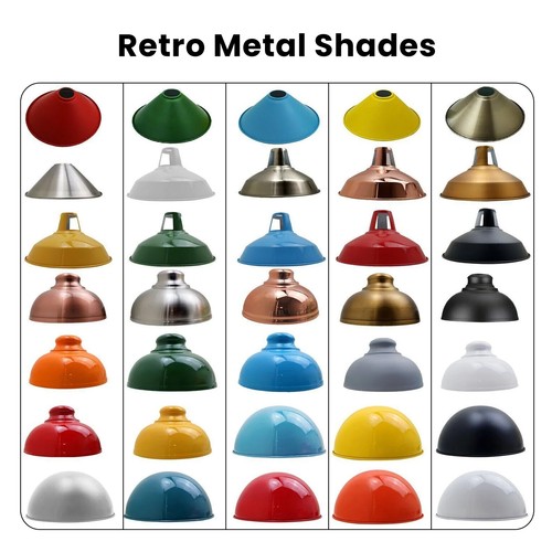 Vintage metal shade - vintage, ceiling