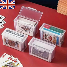 1/3pcs Clear Playing Card Box