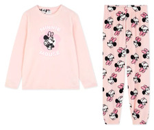 Ladies Fleece Pyjamas DISNEY MINNIE MOUSE Women 6 to 24 Winter Nightwear Primark