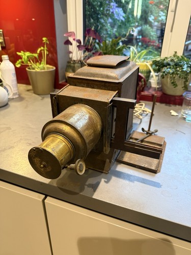 Antique magic lantern - antique,