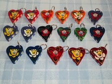 Heart Shaped Wooden Key Ring