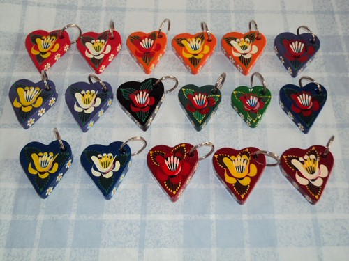 Heart shaped wooden - heart, key