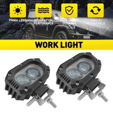 2x LED Work Light Bar Flood