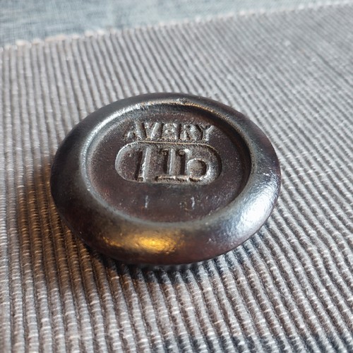 Vintage avery 1lb scale weight - vintage,