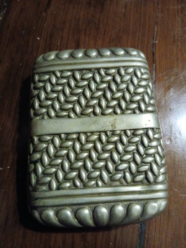 Vintage white metal silver - white,