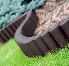 Garden Fence Lawn Edging Boarder Edge Hammered Palisade Fencing Plastic 2,80m