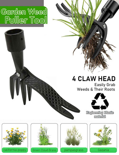 Manual stand weeder puller - stand, up