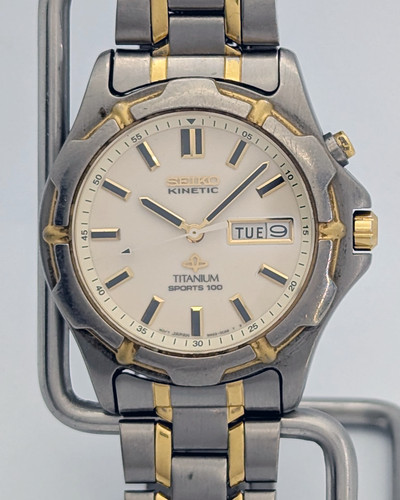 Seiko kinetic titanium - titanium, sports
