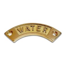 solid brass Water sign, narrowboat, boat, barge, yacht